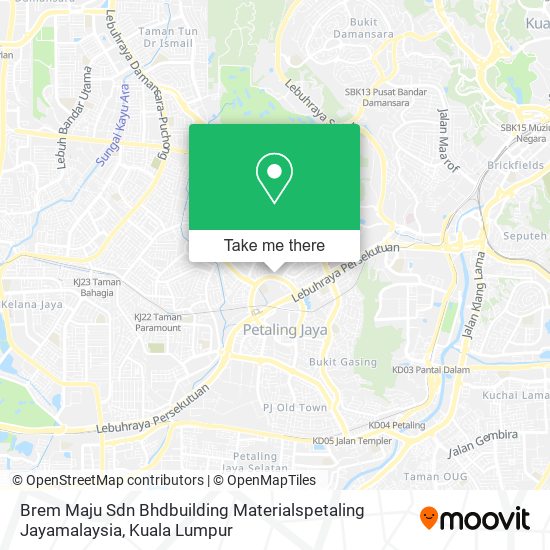 Brem Maju Sdn Bhdbuilding Materialspetaling Jayamalaysia map