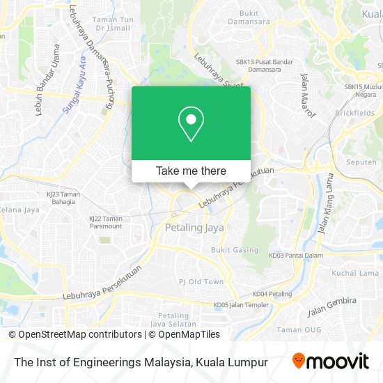 The Inst of Engineerings Malaysia map