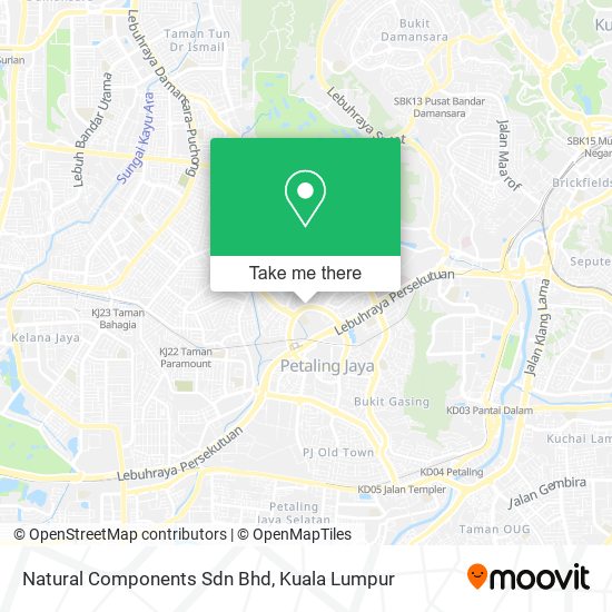 Natural Components Sdn Bhd map