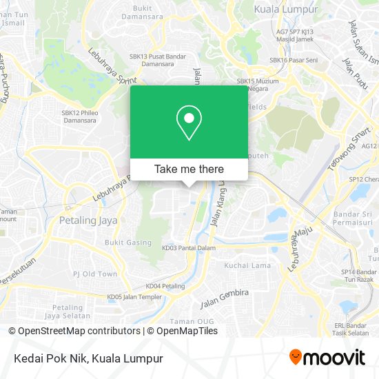 Kedai Pok Nik map