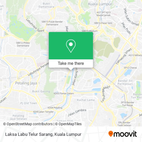 Laksa Labu Telur Sarang map