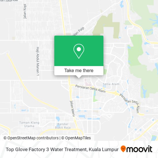 Top Glove Factory 3 Water Treatment map