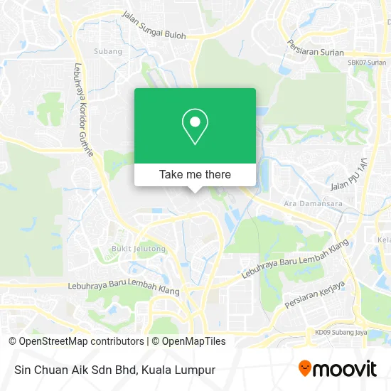 Sin Chuan Aik Sdn Bhd map