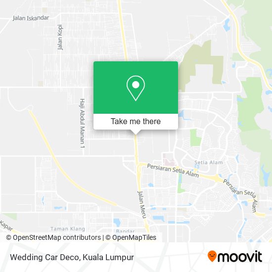 Wedding Car Deco map