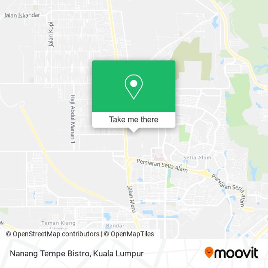 Nanang Tempe Bistro map