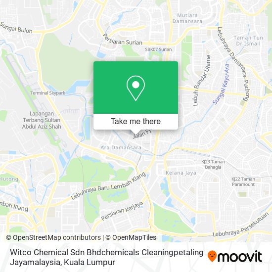 Witco Chemical Sdn Bhdchemicals Cleaningpetaling Jayamalaysia map