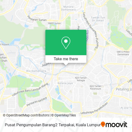 Pusat Pengumpulan Barang2 Terpakai map