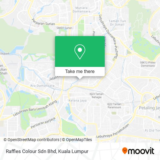 Raffles Colour Sdn Bhd map