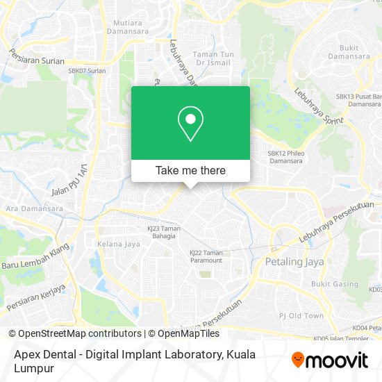 Apex Dental - Digital Implant Laboratory map