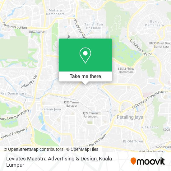 Leviates Maestra Advertising & Design map