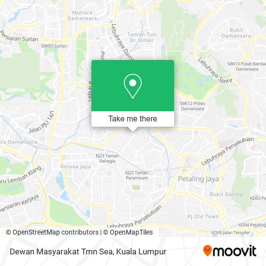 Dewan Masyarakat Tmn Sea map