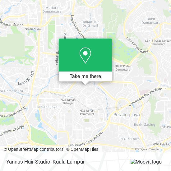 Yannus Hair Studio map