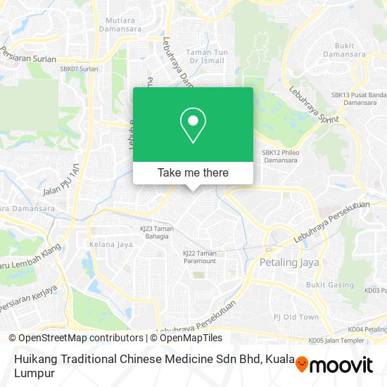 Huikang Traditional Chinese Medicine Sdn Bhd map