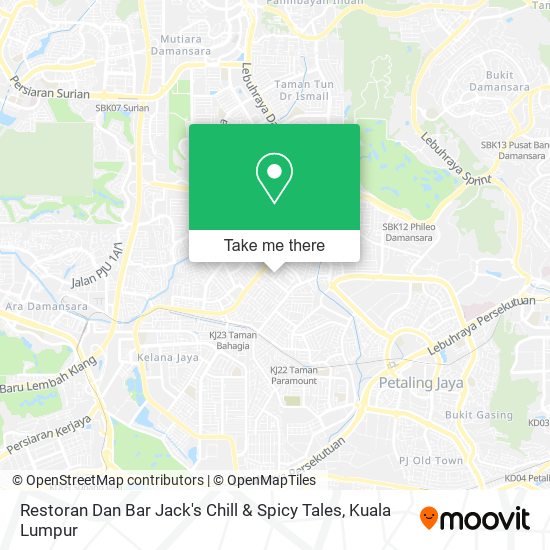 Restoran Dan Bar Jack's Chill & Spicy Tales map