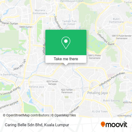 Peta Caring Belle Sdn Bhd