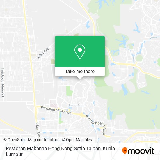 Restoran Makanan Hong Kong Setia Taipan map