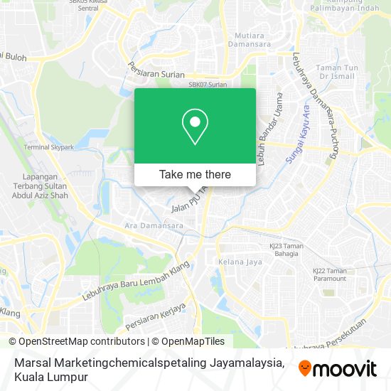 Peta Marsal Marketingchemicalspetaling Jayamalaysia
