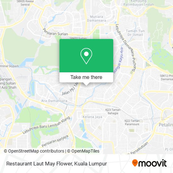 Peta Restaurant Laut May Flower