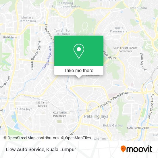 Liew Auto Service map