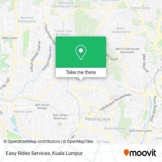 Easy Rides Services map