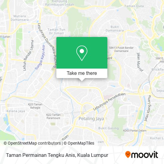 Taman Permainan Tengku Anis map