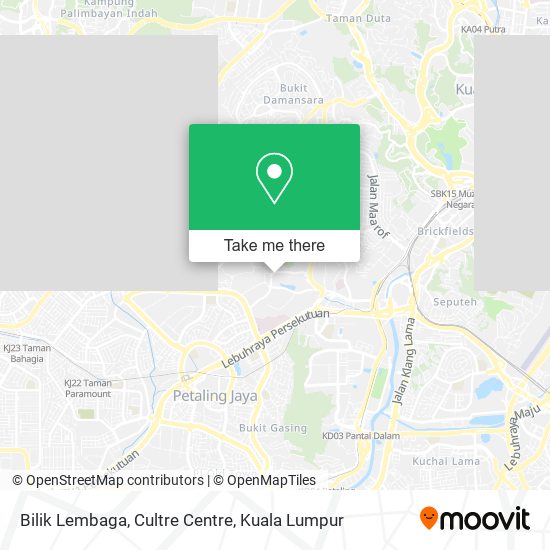 Bilik Lembaga, Cultre Centre map