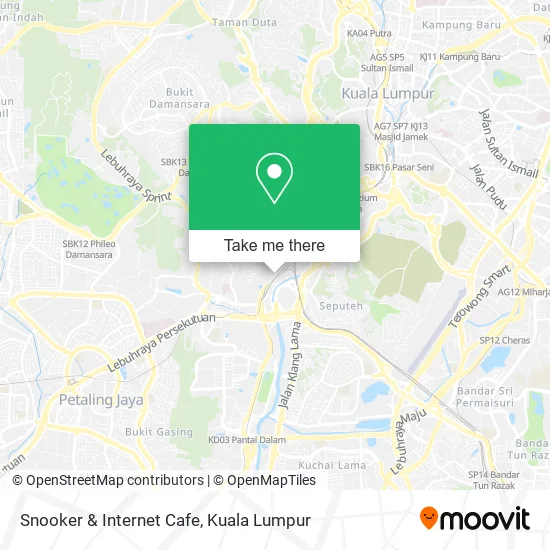 Snooker & Internet Cafe map