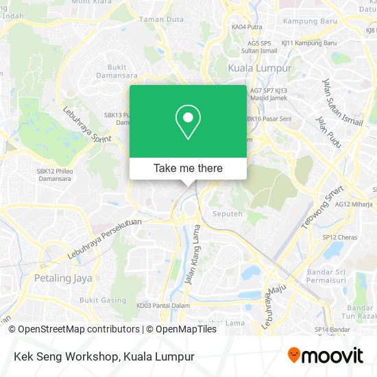 Kek Seng Workshop map
