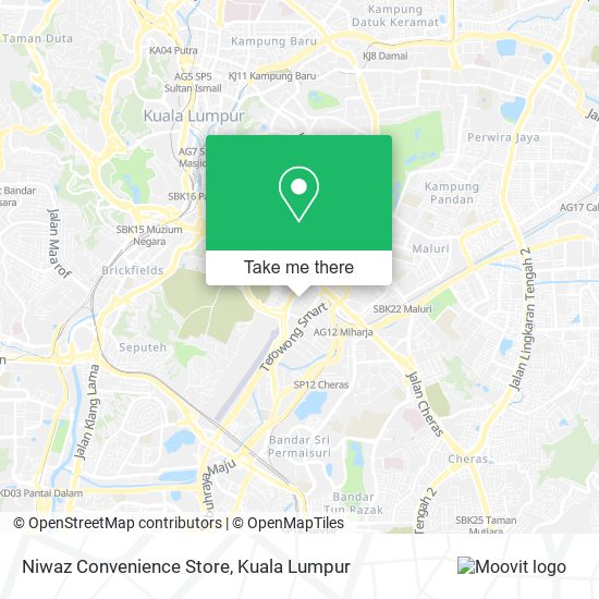 Niwaz Convenience Store map
