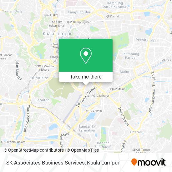 SK Associates Business Services map