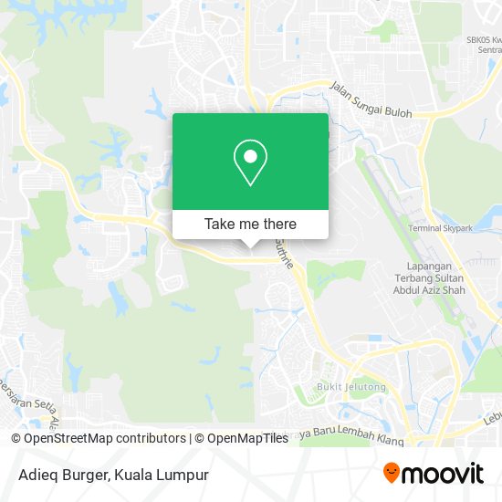 Adieq Burger map