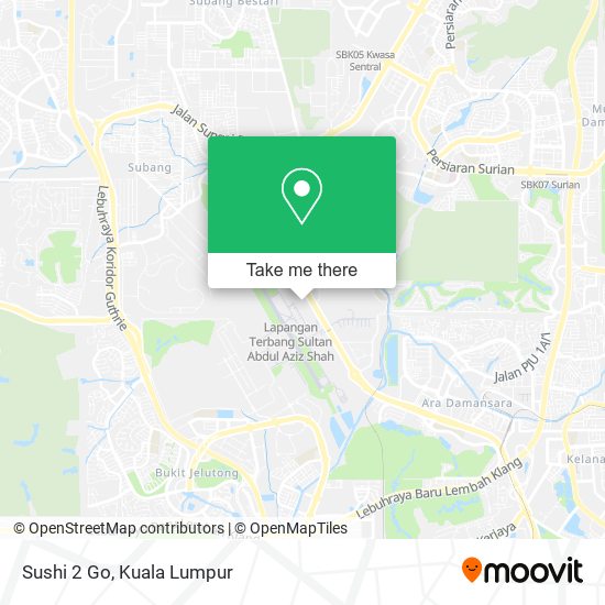 Sushi 2 Go map