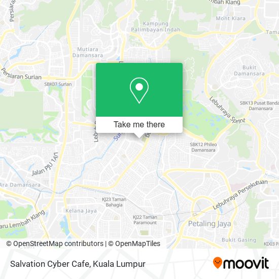 Salvation Cyber Cafe map