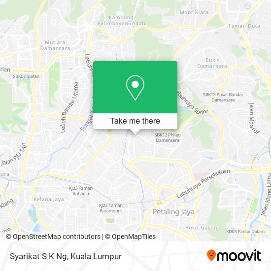 Syarikat S K Ng map