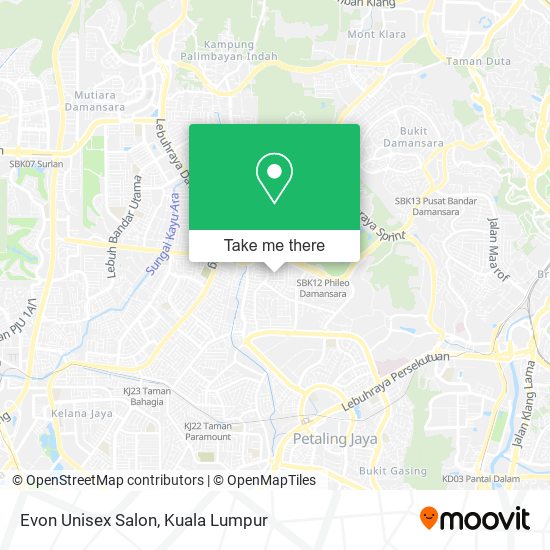 Evon Unisex Salon map