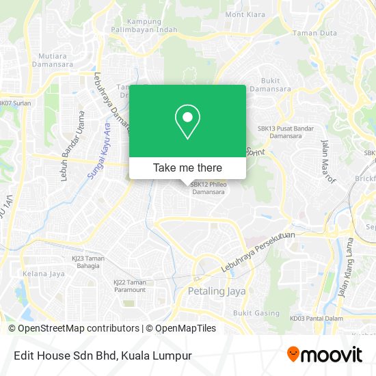 Edit House Sdn Bhd map