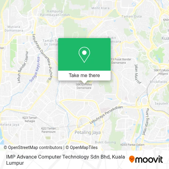 IMP Advance Computer Technology Sdn Bhd map