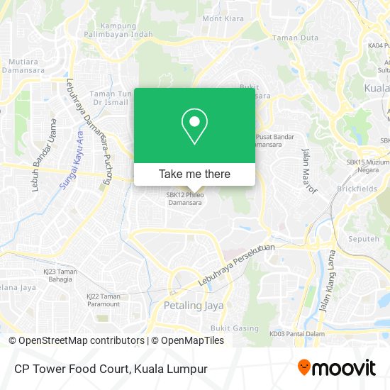 CP Tower Food Court map