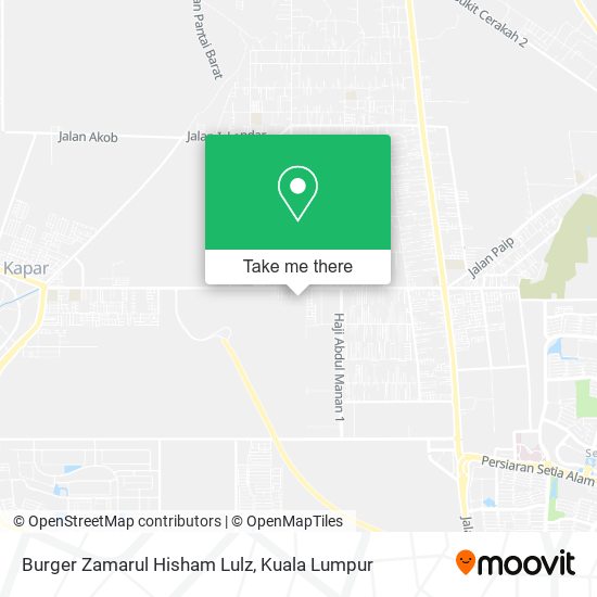 Burger Zamarul Hisham Lulz map