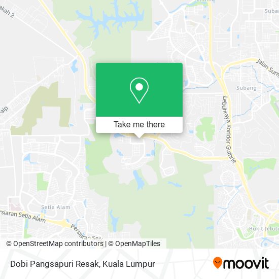 Dobi Pangsapuri Resak map