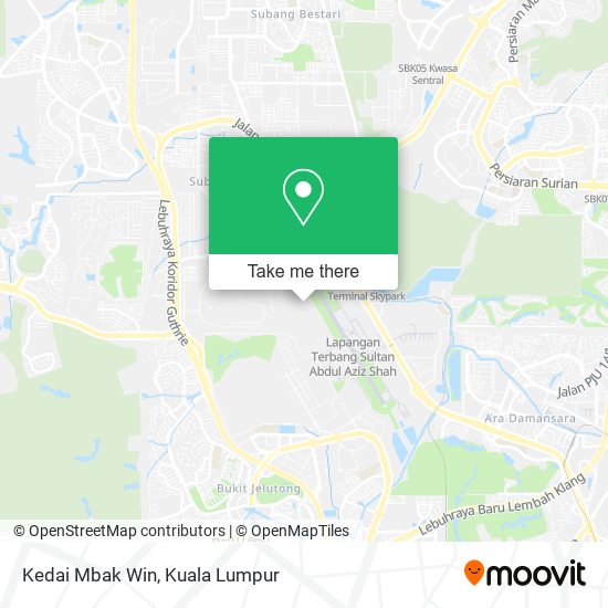 Kedai Mbak Win map