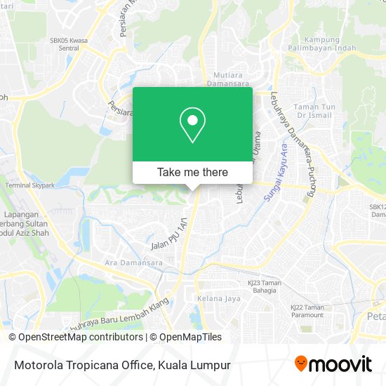 Peta Motorola Tropicana Office