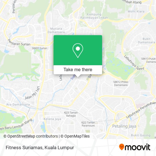 Fitness Suriamas map