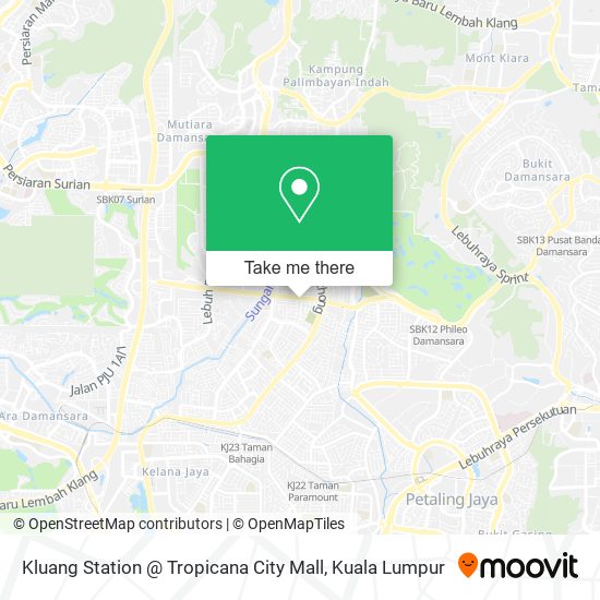Kluang Station @ Tropicana City Mall map