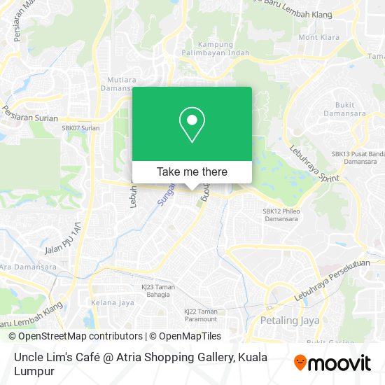 Uncle Lim's Café @ Atria Shopping Gallery map