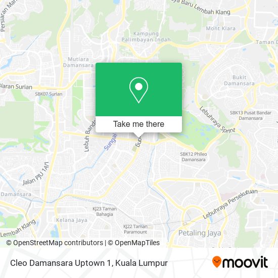 Peta Cleo Damansara Uptown 1