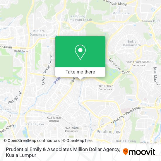 Prudential Emily & Associates Million Dollar Agency map