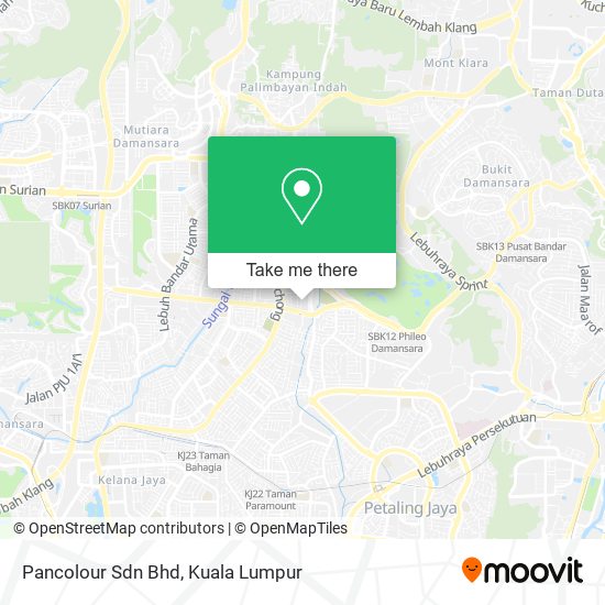 Pancolour Sdn Bhd map