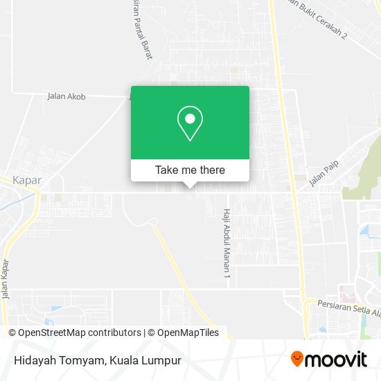 Hidayah Tomyam map