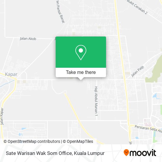 Sate Warisan Wak Som Office map